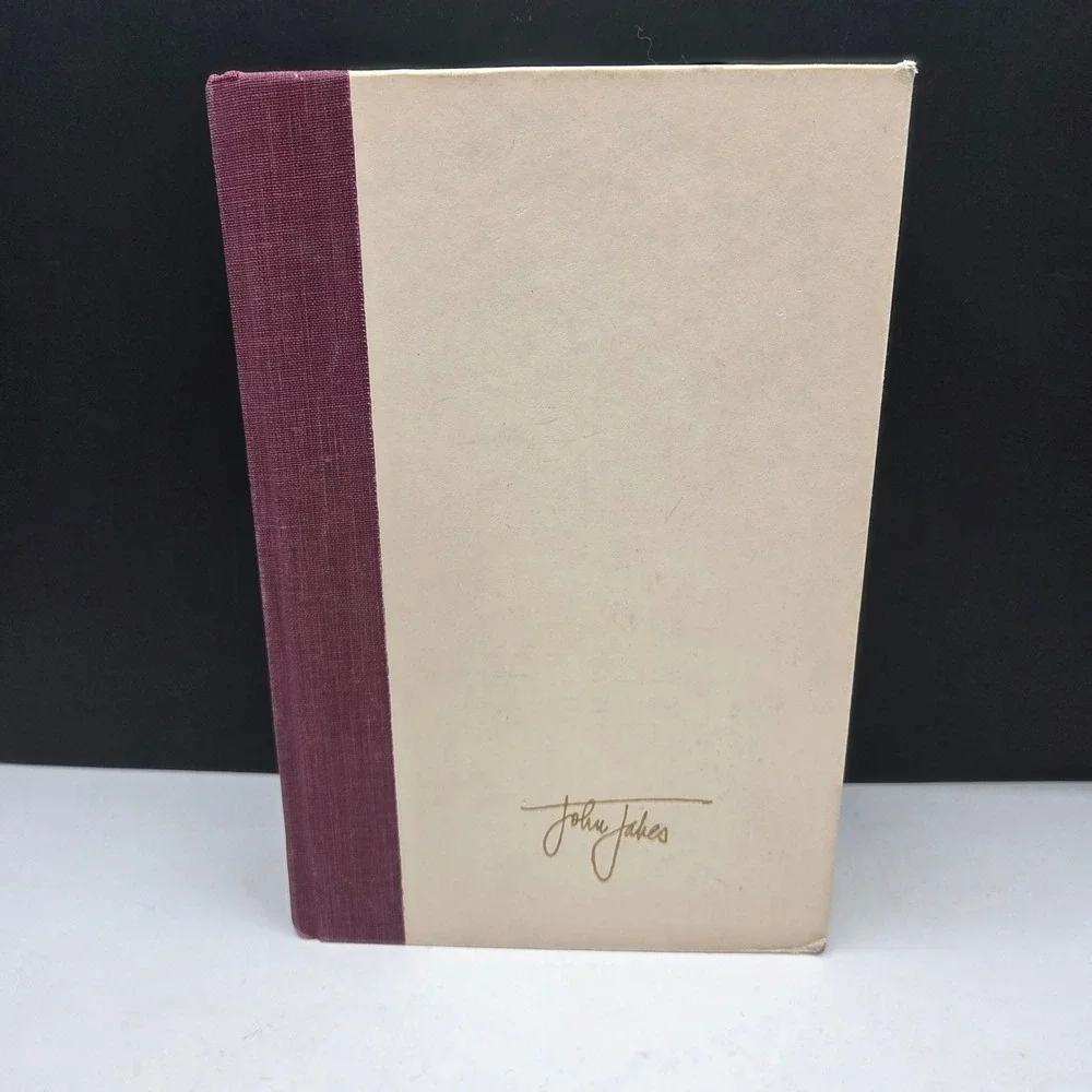 John Jakes Love and War Hardcover Book 1st Ed Civil War Fiction Maroon/Cream